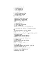 90 từ vựng tiếng anh về nghề nghiệp