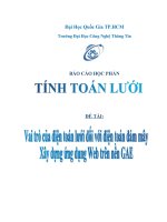 Vai trò của điện toán lưới đối với điện toán đám mây xây dựng ứng dụng web trên nền GAE