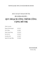 Tiểu Luận Quy hoạch công trình công cộng đô thị
