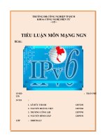 Tiểu luận môn mạng NGN đề tài IPv6