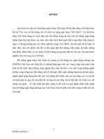 Cơ cấu lại hệ thống các tổ chức tín dụng giai đoạn 2011-2015