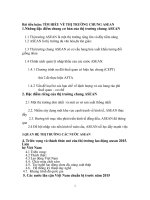 Bài tiểu luận Tìm hiểu về thị trường chung  ASEAN