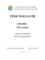 Tiểu luận môn học tính toán lưới TÌM HIỂU P2P CLOUD