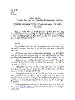 Tìm hiểu Hiến pháp nước Cộng hòa xã hội chủ nghĩa Việt Nam