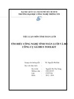 TÌM HIỂU CÔNG NGHỆ TÍNH TOÁN LƯỚI VÀ BỘ CÔNG CỤ GLOBUS TOOLKIT