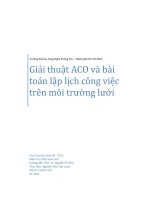 Giải thuật ACO và bài toán lập lịch công việc trên môi trường lưới