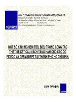 Kinh nghiệm tiêu biểu trong thiết kế kết cấu vách tầng hầm cho cao ốc fideco và germadaept tại TPHCM