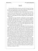 Đồ Án Thiết kế phân xưởng sản xuất Vinylclorua với năng suất 120.000 tấnnăm