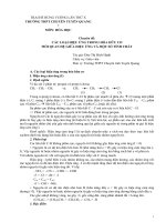 Chuyên Đề Các loại hiệu ứng trong hóa hữu cơ mối quan hệ giữa hiệu ứng và một số tính chất