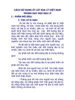 CÁCH SỬ DỤNG ÁT LÁT ĐỊA LÝ VIỆT NAM TRONG DẠY HỌC ĐỊA LÝ
