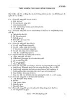 TRẮC NGHIỆM CHẨN ĐOÁN HÌNH ẢNH HÔ HẤP