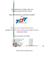 Tiểu Luận Sử dụng năng lượng hạt nhân vì mục đích hòa bình (nhóm 7)