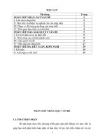 SKKN Vận dụng kiến thức hoá học để giải thích hiện tượng thực tiễn trong đời sống