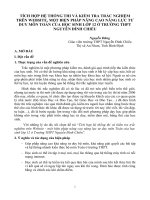 TÍCH HỢP HỆ THỐNG THI VÀ KIỂM TRA TRẮC NGHIỆM TRÊN WEBSITE, MỘT BIỆN PHÁP N NG CAO NĂNG LỰC TƯ DUY MÔN TOÁN CỦA HỌC SINH LỚP 12 Ở TRƯỜNG THPT NGUYỄN ĐÌNH CHIỂU