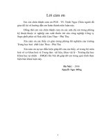 Luận Văn Điều chế SiO2 đi từ axit Na2SiF6 là phế thải của Công ty Supe phốt phát và Hoá chất Lâm Thao