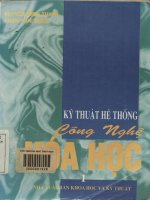 Kỹ thuật hệ thống công nghệ hóa học. Tập 1- Cơ sở mô hình hóa các quá trình công nghệ hóa học