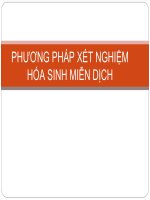 Phương pháp xét nghiệm hóa sinh miễn dịch