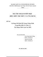 Sử Dụng Mô Hình Đối Tượng Thông Minh Trong Biểu Diễn Tri Thức Và Xây Dựng Chiến Lược Suy Diễn
