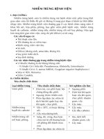 Tài liệu nhiễm trùng bệnh viện