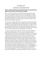 LỢI ÍCH CỦA BÀ MẸ CHO CON BÚ