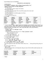 INFINITIVE AND GERUND in english