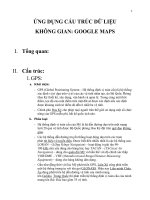 ỨNG DỤNG CẤU TRÚC DỮ LIỆU KHÔNG GIAN GOOGLE MAPS
