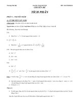 Cao học toán giải tích chuyên đề tích phân   trương văn đại