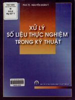 Xử lý số liệu thực nghiệm trong kỹ thuật