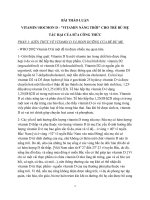 VITAMIN HOCMON D  VITAMIN NẮNG TRỜI CHO TRẺ BÚ MẸ TÁC HẠI CỦA SỮA CÔNG THỨC