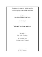 MÔN BIỂU DIỄN TRI THỨC VÀ ỨNG DỤNG TÌM HIỂU MÔ HÌNH COKB-ONT