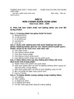 Đề B môn chẩn đoán hình ảnh