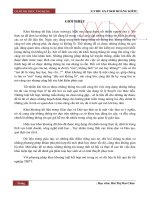 Bài tiểu luận môn Công nghệ tri thức CƠ SỞ KHAI THÁC DỮ LIỆU