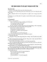 Vệ sinh nhà ở và quy hoạch đô thị