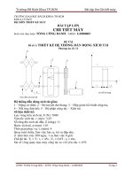Bài thiết kế hệ thống dẫn động xích tải