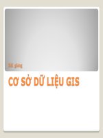 Bài giảng môn học cơ sở hệ thống thông tin địa lý bài 3   ths  đinh quang toàn