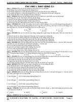 tổng hợp các câu hỏi lý thuyết qua các kì thi cao đẳng đại học