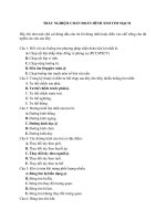 TRẮC NGHIỆM CHẨN ĐOÁN HÌNH ẢNH TIM MẠCH