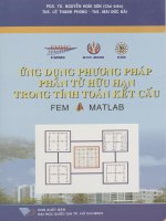 Ứng dụng phương pháp phần tử hữu hạn trong tính toán kết cấu [Tập 1]