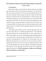 SKKN Một số biện pháp dạy từ đồng âm, từ nhiều nghĩa. Phân biệt từ đồng âm với từ nhiều nghĩa