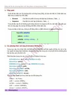 SỬ DỤNG CÁC PHƯƠNG THỨC MỞ RỘNG TRONG LINQ