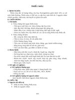 Tài liêu về bệnh thiếu máu