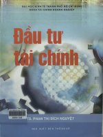 Đầu tư tài chính - Quản lý danh mục đầu tư