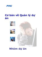 Nhóm dự án trong quản lý dự án