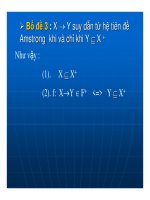 LÝ THUYẾT VỀ CƠ SỞ DỮ LIỆU (PHẦN 3)