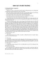 Sinh vật và môi trường