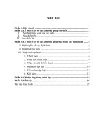 Học Bằng Phương Pháp Suy Diễn Và Xây Dựng Cây Định Danh