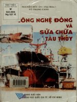 Công nghệ đóng và sửa chữa tàu thủy