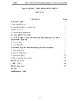 Cách tổ chức một số hoạt động ngoài giờ lên lớp môn địa lý THPT