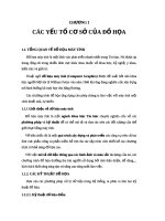 các yếu tó co bản cua đồ họa