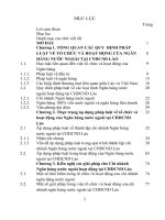 TÓM TẮT LUẬN VĂN THẠC SĨ VỀ VIỆC THÀNH LẬP VÀ HOẠT ĐỘNG CỦA NGÂN HÀNG NƯỚC NGOÀI TẠI CỘNG HOÀ DÂN CHỦ NHÂN DÂN LÀO